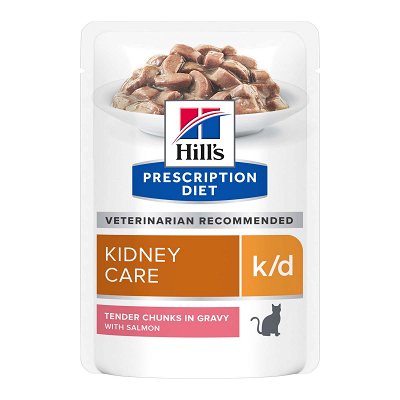 Hill's Prescription Diet k/d Kidney Care Salmon Cat Wet Pouch